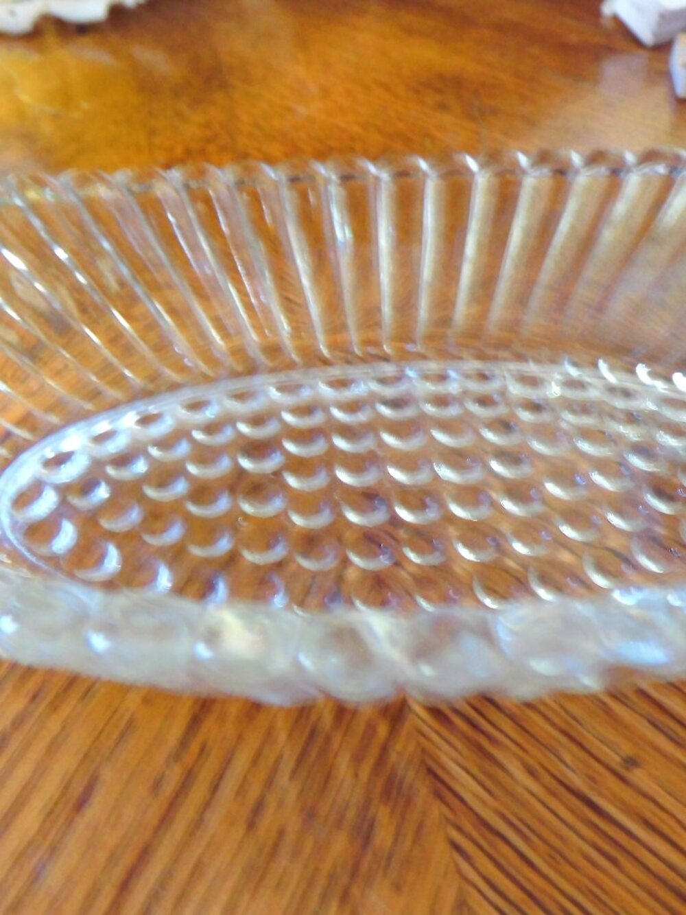 PAIR of VINTAGE JEANNETTE CO. GLASS BANANA SPLIT BOWL